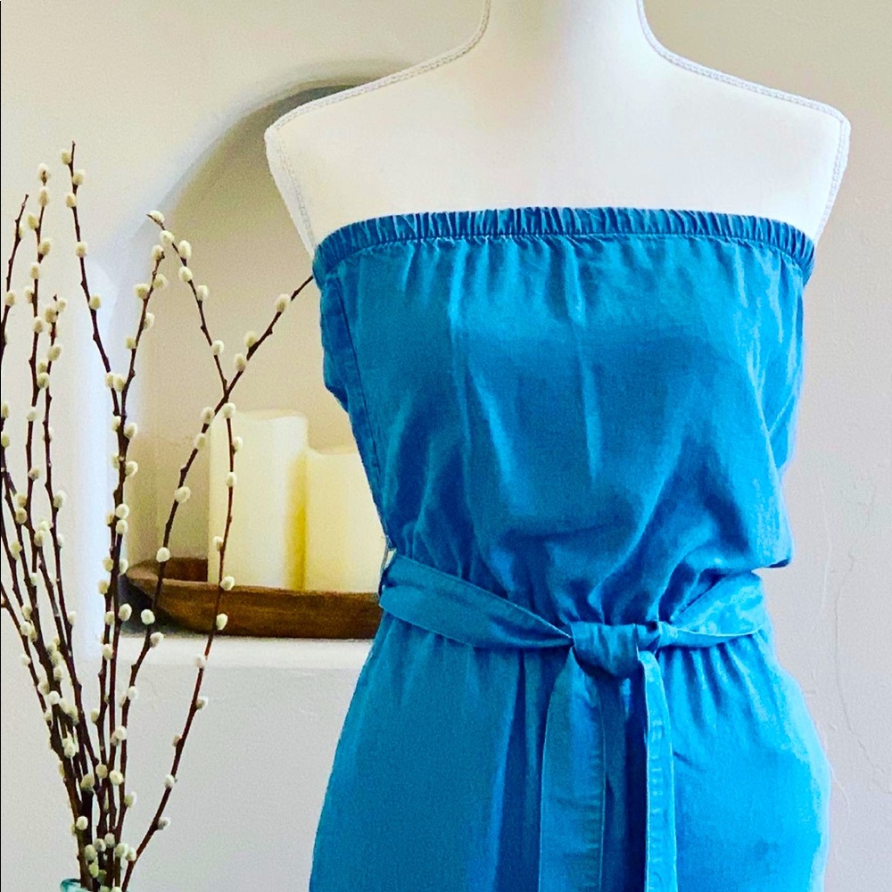 Denim Jumpsuit w/Belt